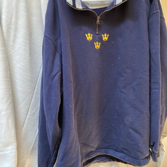 3 Crowns 3/4 zip Sweatshirt - Picture 1 of 2